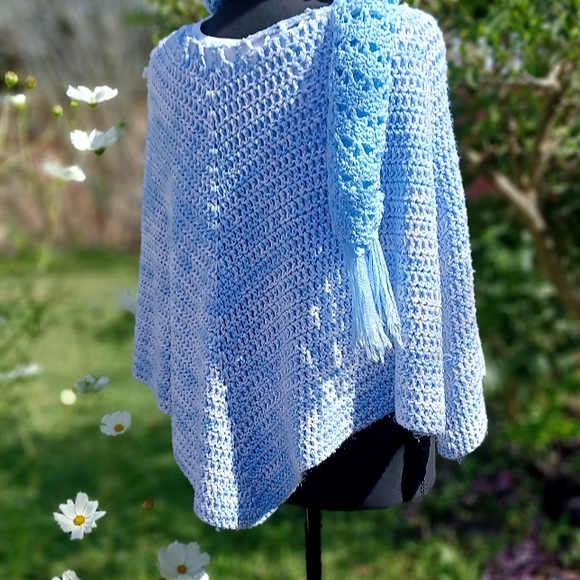 Poncho/shawl only - Bundle2Save - Handmade, NWOT - Picture 1 of 14